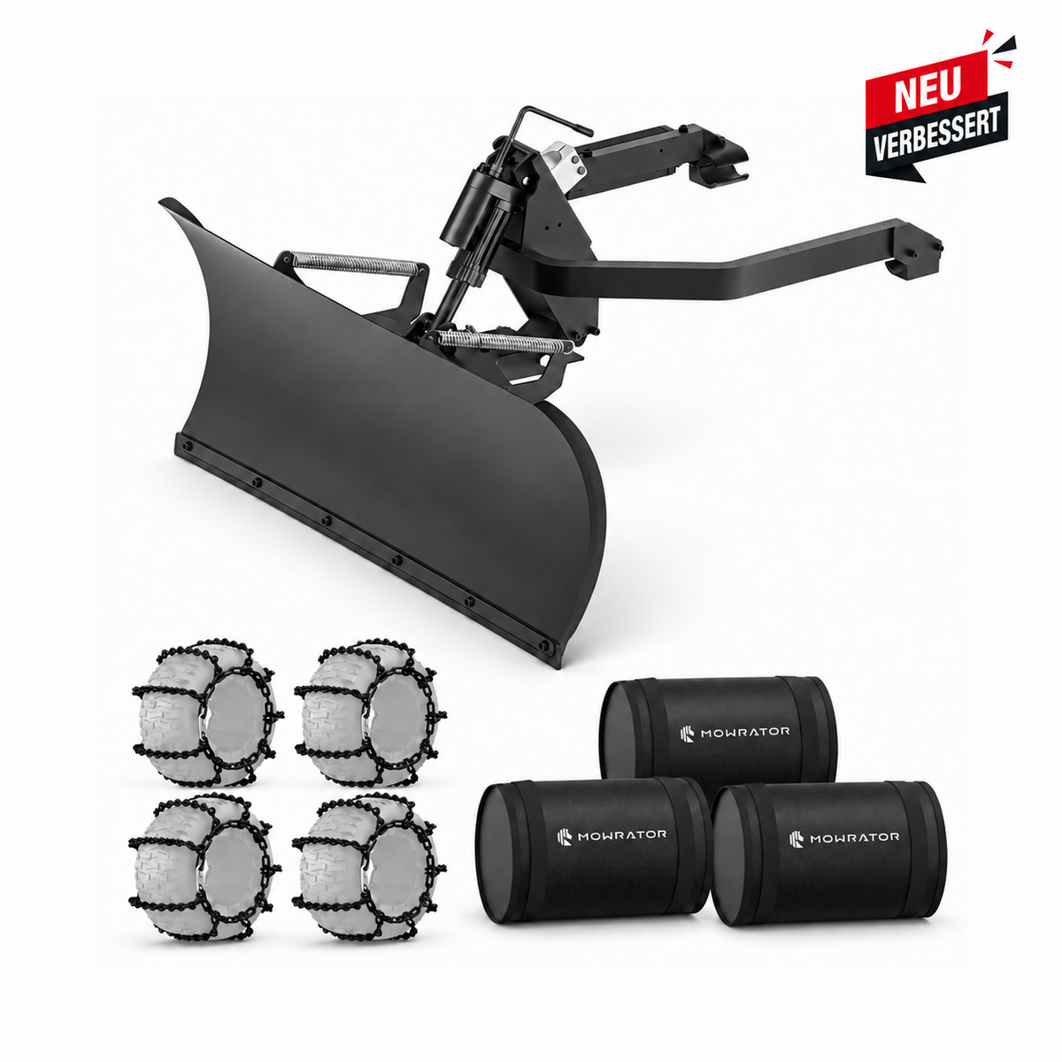 vorbestellung: mowrator schneeschild-set – nur für s1 4wd