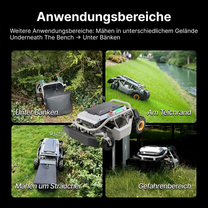 Mowrator S1 Laub- & Rasenmäher 2WD 18Ah | Für Flache Rasenflächen