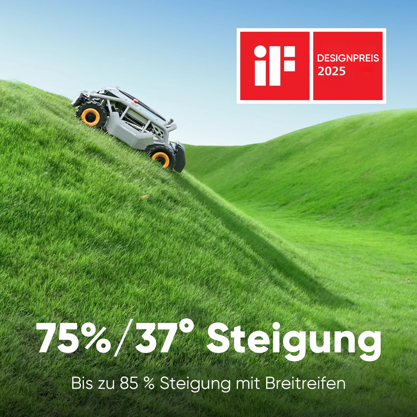 mowrator s1 laub- & rasenmäher 4wd 12ah komfort-mähpaket | kein manuelles entleeren, allergiefrei