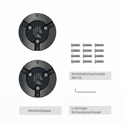 Paar Metallfelgenabdeckungen | Optional-Upgrade für 2WD